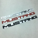 24x2.6cm Ford Mustang Metal Letter Car Trunk Sticker Decal
