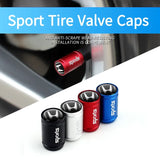 4pcs/set Honda Mugen Power Logo Sport Matte Car Air Valve Stem Caps Auto Tyre Valve Covers