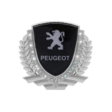 Peugeot Metal Diamond Car Rear Sticker Trunk Emblem Badge Decal