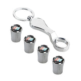 4pcs/set Buick Logo Car Air Valve Stem Caps Auto Tyre Valve Covers