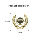 Nissan Metal Car Rear Sticker Auto Window Emblem Badge Decal