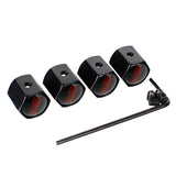 4pcs/set Subaru STI Anti-Theft Car Air Valve Stem Cap Auto Tyre Valve Covers