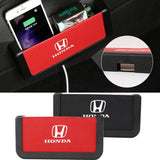 Car Storage Box Mesy Wallet Phone Keys Cards Organizer for Accord Odyssey CRV HRV Jazz Pilot Civic City Auto Accessories