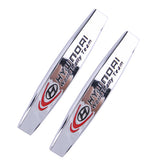 2pcs Hyundai Hybrid Logo Metal Car Fender Side Badge Decal Rear Emblem Sticker