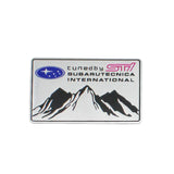 Subaru STI Aluminum Alloy Car Body Sticker Nameplate Rear Emblem Badge Decal