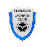 Mazda Metal Shield Car Rear Sticker Auto Window Emblem Badge Decal