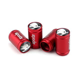 4pcs/set Skoda Logo Sport Matte Car Air Valve Stem Caps Auto Tyre Valve Covers