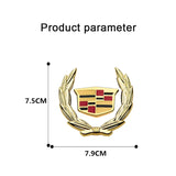 Cadillac Metal Car Rear Sticker Auto Window Emblem Badge Decal