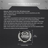 Mazda Metal Carbon Fiber Car Rear Sticker Shield Trunk Emblem Badge Decal