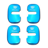 4pcs/set Cadillac Stainless Steel Car Door Lock Cover Protection