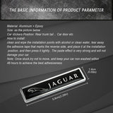 2pcs/set Jaguar Logo Metal Car Side Sticker Auto Emblem Badge