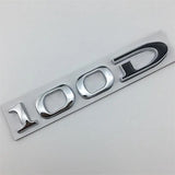 Tesla 75D 85D 90D 100D Letter Metal Car Rear Sticker Decal Emblem Badge