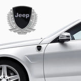 Jeep Metal Diamond Car Rear Sticker Auto Window Emblem Badge Decal