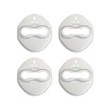 4pcs/set Mitsubishi Ralliart Stainless Steel Car Door Lock Cover Protection