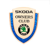 Skoda Metal Shield Car Rear Sticker Auto Window Emblem Badge Decal
