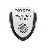 Toyota Metal Shield Car Rear Sticker Auto Window Emblem Badge Decal