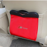 Audi Sline PU Leather Car Garbage Storage Bag