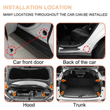 4pcs/set Skoda Car Door Shock Stickers Luminous Absorber Decal