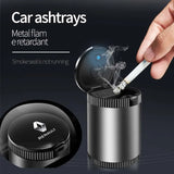 Renault Metal Car Ash Tray Auto Ashtray Cigarette Holder Box with LED Light