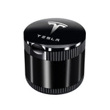 Tesla Metal Car Ash Tray Auto Ashtray Cigarette Holder Box with LED Light