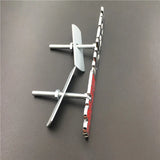 Metal Car Front Grille Emblem Badge Auto Styling for  Mugen Logo Jazz Civic CRV Crosstour HRV Odyssey City Jade Insight