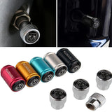 4pcs/set Dodge Viper Car Wheel Tire Valve Stem Caps Air Covers