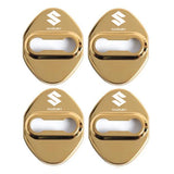 4pcs/set Suzuki Stainless Steel Car Door Lock Cover Protection