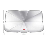 Tesla Car Front Windshield Sunshade Umbrella Sun Shade Cloth Cover