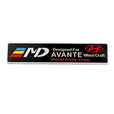 Hyundai Aluminum Alloy Car Body Sticker Nameplate Rear Emblem Badge Decal