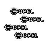 4pcs/set Opel Metal Car Stereo Sticker Auto Audio Emblem Decal