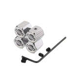 4pcs/set Nissan Nismo GTR Anti-Theft Car Air Valve Stem Cap Auto Tyre Valve Covers