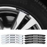 4pcs/set 9cm Jaguar Aluminum Alloy Car Wheel Rim Tyre Sticker