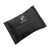 Buick Suede Car Tissue Box Holder Seat Back Hanging Napkin Storage Bag