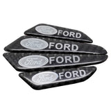 4pcs/set Ford EDGE Carbon Fiber Car Door Anti-Scratch Sticker Door Side Protection Bumper Strips