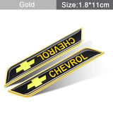 2pcs Chevrolet Car Fender Side Stickers Trunk Anti-scratch Decal