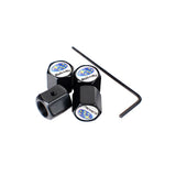 4pcs/set Subaru STI Anti-Theft Car Air Valve Stem Cap Auto Tyre Valve Covers