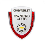 Chevrolet Metal Shield Car Rear Sticker Auto Window Emblem Badge Decal