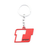 Toyota T Sport Logo Metal Car Key Rings Keychain Pendant