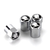 4pcs/set Skoda Car Air Valve Stem Cap Auto Tyre Valve Covers