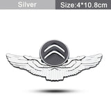 Citroen Wings Metal Car Rear Sticker Trunk Window Emblem Badge Decal