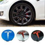 4pcs/set 58mm Tesla ABS Car Wheel Hub Center Caps Covers