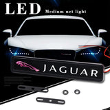 Jaguar Logo Car Front Hood Grille LED Light