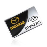 Mazda VIP OWNERS Metal Car Stickers Rear Emblem Badge