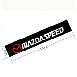 130*21cm Mazda Car Front Trunk Window Windshield Sunshade Sticker Decal