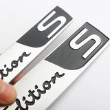 For  LX570 LX470 2008-2019 Accessories Car Rear Trunk Special 3D Black Edition Emblem Badge ABS Stickers Car Styling