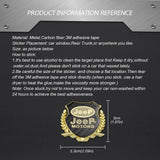 Jeep Metal Carbon Fiber Car Rear Sticker Shield Trunk Emblem Badge Decal