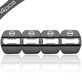 4pcs/set Nissan Nismo Stainless Steel Car Door Lock Cover Protection