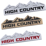 Dodge Mountain High Country Logo Metal Car Rear Sticker Auto Front Grille Emblem Badge