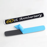 Car Side Badge Trunk Sticker for Land Cruiser 60th Anniversary Prado Prius Corolla Rav4 Auris Supra Avalon CHR Highlander