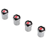 4pcs/set Audi Sline Logo Car Air Valve Stem Caps Auto Tyre Valve Covers